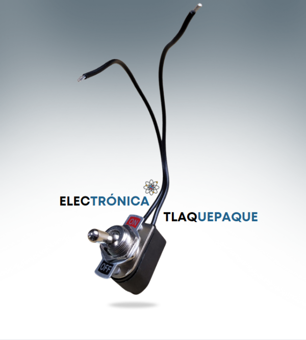 SWITCH de PALANCA con CABLE, ON-OFF 1P-1T / 6A-125V (835-240)
