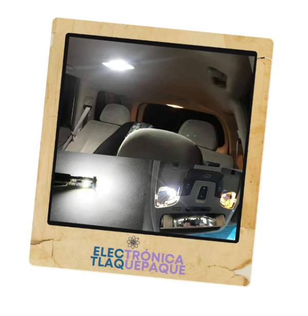FP15L#14 / FOCO PELLISCO T10, AUTOMOTRIZ, CANBUS,15LED, INTERIORES, CUARTOS, PORTAPLACA / MODELO. FP15L#14 - Image 2