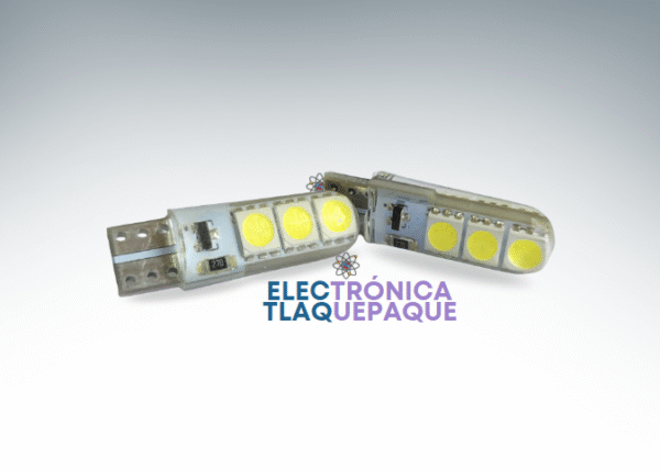 FLSE#18 / FOCO PELLISCO T10/W5W, SILICÓN, 6 LED, AUTOMOTRIZ, INTERIORES, CUARTOS, PORTAPLACA / MODELO. FLSE#18 - Image 3