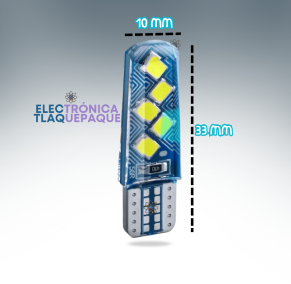 FPSW#2 / FOCO PELLISCO AUTOMOTRIZ, T10,SILICON,  INTERIORES, PORTAPLACA / MODELO. FPSW#2 - Image 4