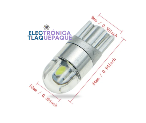 FPC6L#4 / FOCO PELLISCO AUTOMOTRIZ, 6LED, INTERIORES, CUARTOS, PORTAPLACA / MODELO. FPC6L#4 - Image 2