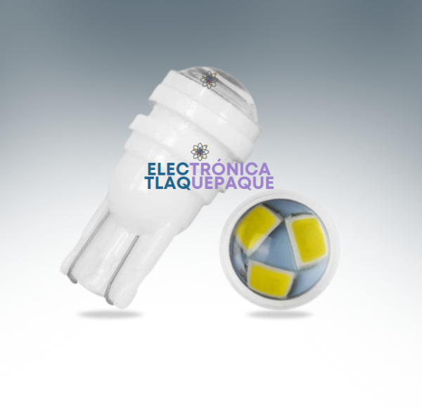 FPLC#13 / FOCO PELLISCO T10, AUTOMOTRIZ, 3LED 2835, INTERIORES, CUARTOS, PORTAPLACA / MODELO. FPLC#13 - Image 4