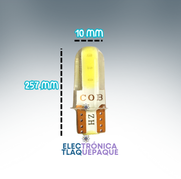 FPLC#8 / FOCO PELLISCO T10, AUTOMOTRIZ, LED COB, INTERIORES, CUARTOS, PORTAPLACA / MODELO. FPLC#8 - Image 5