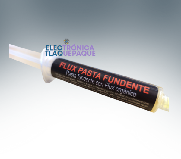 JERINGA con PASTA FLUX ORGANICO para SOLDAR, 10 gramos / MODELO. JEPAF10 - Image 3