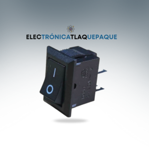 SWITCH BALANCIN MINI, 3A-250V, NEGRO (SW-130#2)