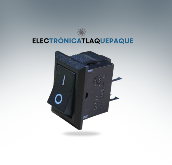 SWITCH BALANCIN MINI, 3A-250V, NEGRO (SW-130#2)