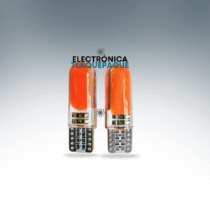 FLCS#64 / FOCO PELLISCO T10/W5W, SILICÓN, LED ROJO, AUTOMOTRIZ, INTERIORES, CUARTOS, PORTAPLACA / MODELO. FLCS#64
