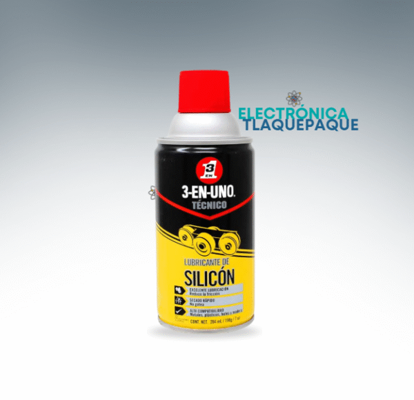 LUBRICANTE de SILICÓN en AEROSOL / 3N1 TÉCNICO / 284ml / MODELO. 52037