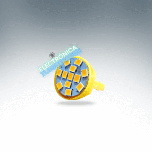 FP12LY#2D // FOCO LED PELLISCO, DIRECCIONAL, CUARTOS, COLOR AMBAR / CONECTOR T10 / NUM LED 12smd 2528 / MODELO FP12LY#2D