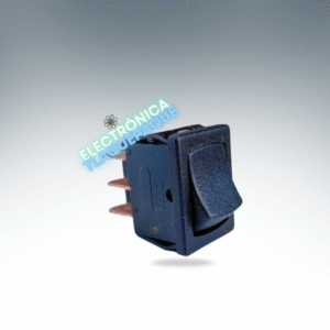 SBRE#10B SWITCH BALANCIN CHICO, REGRESIVO 10A-125 VAC / 13-250 VAC, NEGRO / 3PIN  / MODELO SBRE#10B