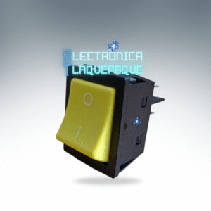 SBJ4#41A SWITCH BALANCIN / JUMBO / 4 PIN / 30A-250V / AMARILLO / MODELO SBJ4#41A