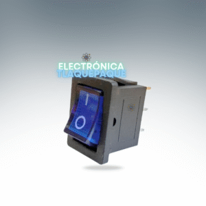 SBCA#10 SWITCH BALANCIN CHICO, AZUL 6A-250V / 10A-125V AC, / 3PIN / MODELO SBCA#10