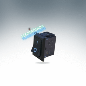 SBMR#02 SWITCH BALANCIN MINI, 3A-250V / 6A-125V, NEGRO / MODELO SBMR#02