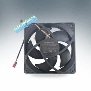 VENTILADOR 12V / FOXCONN 6" / 4 PIN / PLÁSTICO / 5 ASPAS / MODELO: PVA120G12v
