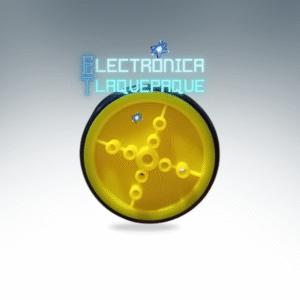 LLPP#09 LLANTA para PROYECTOS / para MOTOR ARDUINO / COLOR AMARILLO / MODELOO LLPP#09