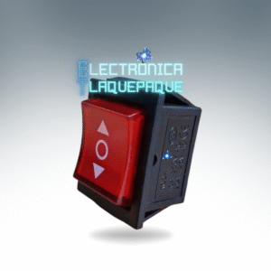 SBJP6#52 SWITCH BALANCIN / JUMBO / 6 PIN / PILOTO / 16A-250V-20A-125V / ROJO/ MODELO SBJP6#52