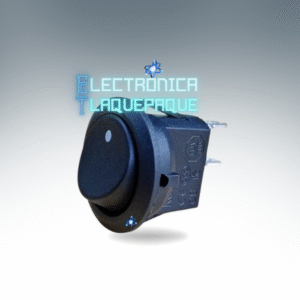 SBR2#71 SWITCH BALANCIN / 2 PIN / REDONDO / 6A-250V / 10A-125V / NEGRO / MODELO SBR2#71