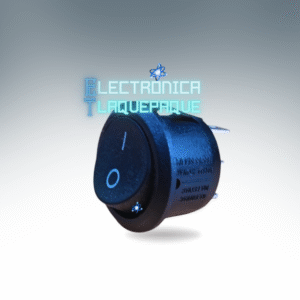SBR3#75 SWITCH BALANCIN / 3 PIN / REDONDO / 6A-250V / 10A-125V / NEGRO / MODELO SBR3#75