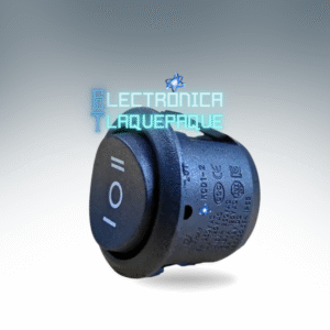 SBR3#76 SWITCH BALANCIN / 3 POSICIONES / REDONDO / 6A-250V / 10A-125V / NEGRO / MODELO SBR3#76