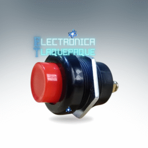 SBPN#123 SWITCH BOTON PUSH / para CLAXON / 5A-125V / ROJO / MODELO SBPN#123