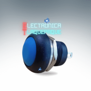 SWP2#96 SWITCH tipo PUSH / NORMALMENTE ABIERTO / 2 PIN / 1A – 250V / AZUL / MODELO SWP2#96