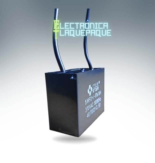 CAPACITOR CUADRADO para VENTILADOR 5MFD +/-5% SH 370VAC / 50/60Hz / MODELO. CAPV52C - Image 4