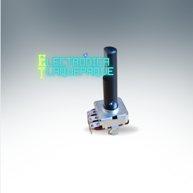 POTENCIÓMETRO B50K, LINEAL, 3 PIN, VASTAGO LARGO / MODELO. POSEVALB50K