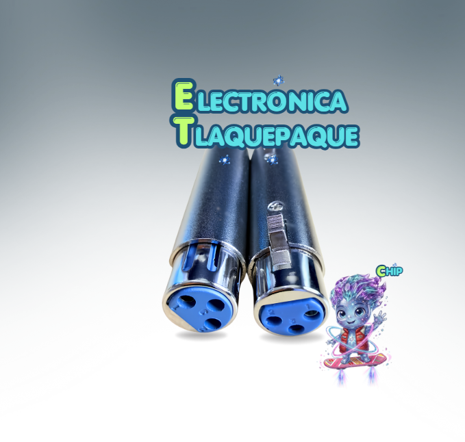 CONECTOR ADAPTADOR de MICROFONO Y AUDIO XLR, HEMBRA, 3 PINES / MODELO, ADJC03 - Image 2