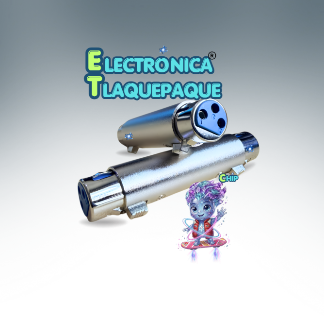 CONECTOR ADAPTADOR de MICROFONO Y AUDIO XLR, HEMBRA, 3 PINES / MODELO, ADJC03 - Image 5