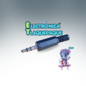 CONECTOR PLUG,PLÁSTICO, de AUDIO, ESTÉREO, CONECTOR 3.5mm con RESORTE para SOLDAR, ECONÓMICO / MODELO. CPS35E