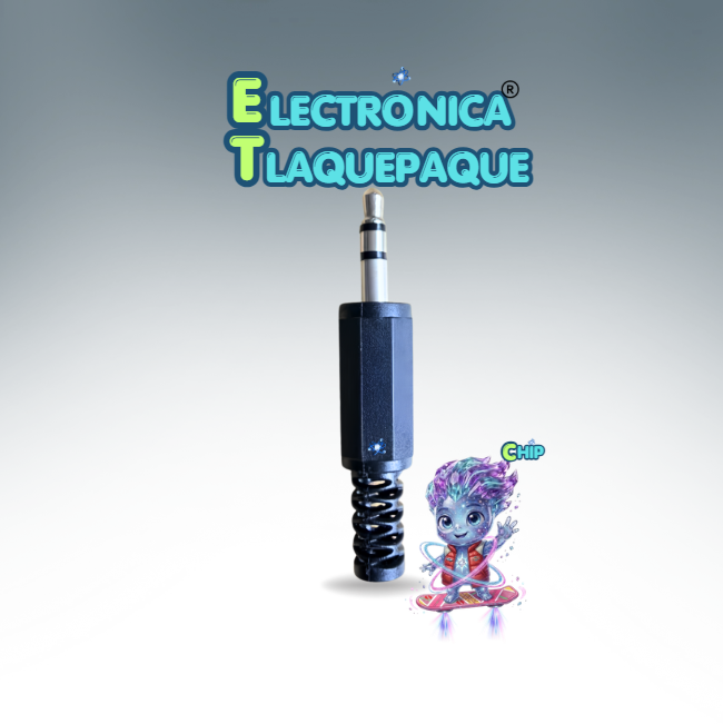 CONECTOR PLUG,PLÁSTICO, de AUDIO, ESTÉREO, CONECTOR 3.5mm con RESORTE para SOLDAR, ECONÓMICO / MODELO. CPS35E - Image 5
