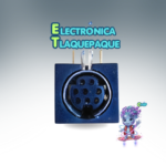 CONECTOR MINI DIN HEMBRA PCB 8 PIN / MODELO. CODI8P