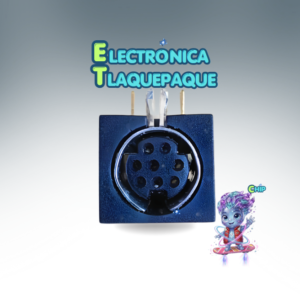 CONECTOR MINI DIN HEMBRA PCB 8 PIN / MODELO. CODI8P