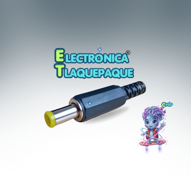 CONECTOR PLÁSTICO, PLUG MACHO tipo SONY, 2.5mm con RESORTE / MODELO. CPLS25