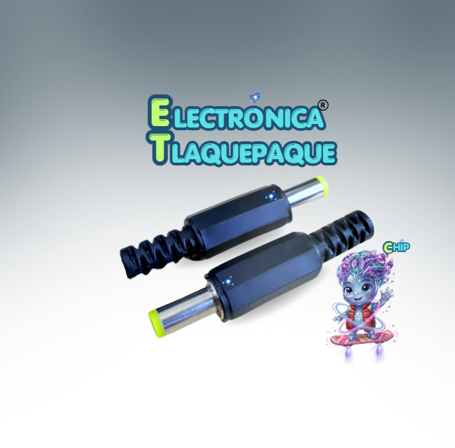 CONECTOR INVERTIDO PLUG DC MACHO, PLÁSTICO, PUNTA AMARILLA, 2.5 mm, PLÁSTICO / MODELO. CPIS25 - Image 4