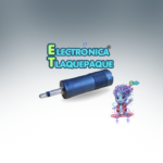 ADAPTADOR PLÁSTICO NEGRO, PLUG 3.5 mono, JACK 6.3 mono / MODELO ADP3563