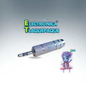 ADAPTADOR METÁLICO PLUG 3.5 STEREO a PLUG 6.3 / MODELO. ADJS3563