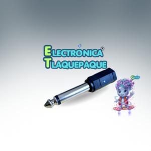 ADAPTADOR PLÁSTICO JACK 3.5 MONO a PLUG 6.3 MONO / MODELO. ADJ363